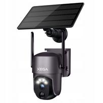 Lauko saulės kamera XEGA, 2K HD, PTZ, spalvotas naktinis matymas, PIR jutiklis, garsas, WLAN