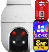 IP kamera Ezviz C8c 4K 8 Mpx, 360°, WiFi, su 128GB MicroSD kortele