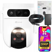 Lauko stebėjimo kamera H9C, 2x5MP dvigubo objektyvo, automatinis sekimas, 5 m laidas