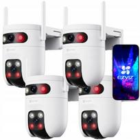 Vaizdo stebėjimo kamera EZVIZ CS-C9C, 4 vnt., WiFi, 2x5 MP, automatinis sekimas