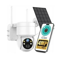 Lauko besisukanti saulės IP WiFi stebėjimo kamera, 4MPX Full HD