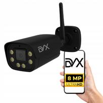 Lauko WiFi vaizdo kamera DVX, Sony, 8MP, ZOOM, SD, atspari vandeniui, juoda