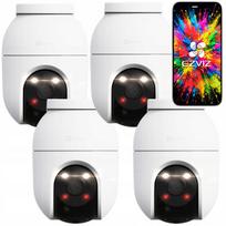 IP kamera EZVIZ C8C, WiFi, sukiojama, 4x priartinimas, Full HD, AI autosekimas, garso aptikimas