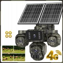 Lauko 4G saulės kamera AOV 20MP, 4 objektyvai, PTZ, namų apsaugai