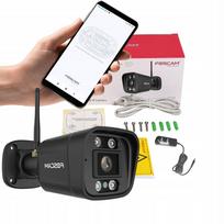 Lauko IP kamera Foscam V5P, 5MP, WiFi, su naktiniu matymu, juoda