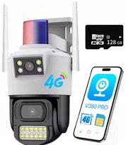 Lauko kamera 4G, SIM kortelė, Full HD, 4MP, dvi objektyvai, valdymas programėle