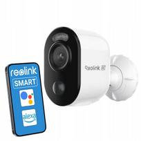 Lauko saulės kamera Reolink 4K, Wi-Fi 2.4/5 GHz, IR, AI, balta