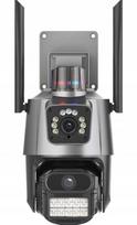 Lauko sukamasis WiFi IP vaizdo stebėjimo kamera, 2x4MP, Full HD