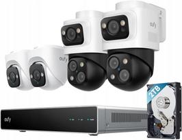 Lauko kamerų rinkinys Eufy PoE NVR S4 Max: 2 pasukamos, 2 kupolinės