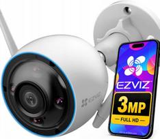 Lauko kamera EZVIZ H3, 3MP, 2K, su garsu, spalvotas vaizdas visą parą