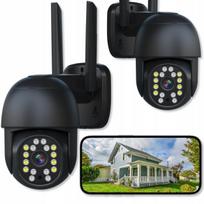 Lauko WiFi IP kamera ICSEE, 8MP, 4K, 4x priartinimas, pasukama, su pranešimais