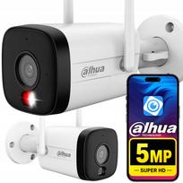 Lauko IP kamera DAHUA 5MP 3K, WiFi, AI įsibrovėlių atpažinimas, IP67