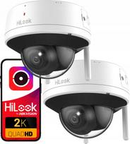 IP vaizdo kamera HiLook IPC-D140HA-D/W, 4MP, 2x, su mikrofonu ir garsiakalbiu