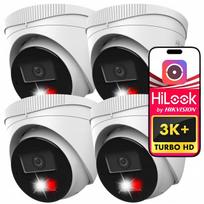 Lauko IP kamera HiLook 3K 6MP PoE, 4x priartinimas, IPCAM-T6-30DL, su mikrofonu, valdymas programėle