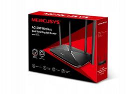 Belaidis maršrutizatorius Mercusys AC12G, AC1200, 1x WAN, 3x LAN (1Gb)