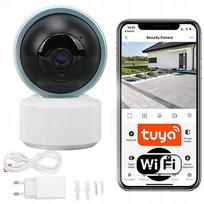 Vidaus apsukama kamera FULL HD 3Mp, WiFi, TUYA, balta