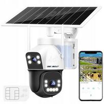 Lauko saulės kamera GENBOLT, 4G LTE, belaidė, 3MP+3MP, be WiFi