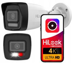 Lauko IP kamera HILOOK by HIKVISION, 8MP, 4K Ultra HD, LED, IR, PoE