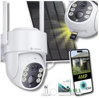 Lauko saulės IP WiFi kamera 4MP, PTZ, IP66, judesio sekimas