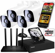 IP WiFi stebėjimo kamera rinkinys, 4 vnt., 5MP/4MP