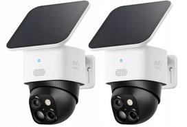 2 lauko stebėjimo kameros Eufy Solocam S340 su saulės įkrovimu ir WiFi