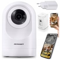 Vidaus IP kamera 5MP, Wi-Fi, su TUYA, su judesio sekimu