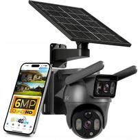 Lauko saulės kamera Zintronic V33 DARK 4G LTE, 6 MP, pilka