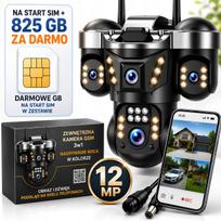 Lauko 4G LTE sukamasis stebėjimo kamera, 12MP, AI sekimas, 825GB SIM dovana