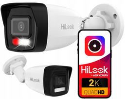 Stebėjimo kamera HiLook 4MPx 2K+ su hibridine šviesa, PoE ir mikrofonu