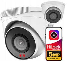 Lauko IP kamera HiLook by Hikvision IPCAM-T5, 5MP, infraraudonųjų spindulių apšvietimas 30 m