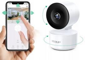 Belaidė IP kamera WiFi EP-1296P15, 1080P, 360° sukama