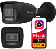 Lauko IP kamera HiLook by Hikvision IPC-B160HA-LU, 6 Mpx, juoda, PoE
