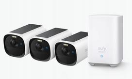 Lauko saulės kamera Eufy Security eufyCam E40, 2K, rinkinys 3+1