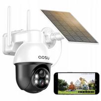 Lauko saulės kamera AOSU 2K, 3MP, 360° PTZ, IP65