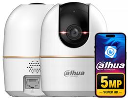 Vaizdo kūdikio stebėjimo kamera Dahua HERO, 5MP, WiFi, su mikrofonu, garsiakalbiu, pasukama