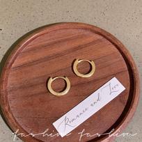 Matte Finish Hoop Earrings with Sandblasted Ear Studs - A Unique and High-end Accessory for Daily Wear. 1 pair auksas