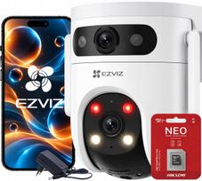 Sukiojama WiFi kamera EZVIZ H9C, 10 MP (5+5 MP), su 64GB atminties kortele