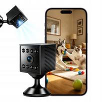 Mini slapta kamera WiFi, 1080P, 2 Mpx, IR naktinis matymas, judesio jutiklis, su akumuliatoriumi