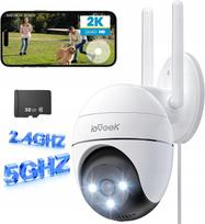 Lauko 5G WiFi IP kamera, 3MP, 2K, su garsiniu ryšiu, judesio atpažinimu, 32GB