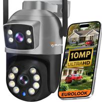 Lauko WiFi IP kamera, pasukama, 10 MP, mikrofonas, 4K UHD