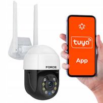 Išorinė IP WiFi PTZ kamera FORCE, 5MP, 4x priartinimas, Full HD