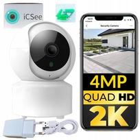 Vidaus WIFI IP PTZ kamera Smart ICSEE, 4MP, 2K WQHD, su priartinimu