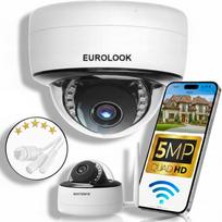 Lauko WiFi IP kamera 5MP SONY su judesio jutikliu ir aliarmu