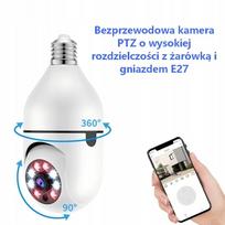 IP stebėjimo kamera su LED lempute, 360° kampu, WiFi
