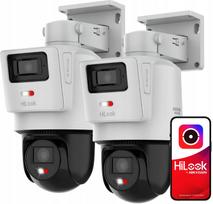 IP stebėjimo kamera HiLook Hikvision TandemVu PTZ-D4, 8MP (4MP+4MP) rinkinys