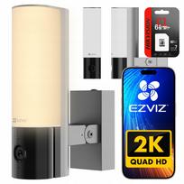 IP vaizdo stebėjimo kamera EL3, 4MP, su LED lempa, numerių atpažinimu, 64GB