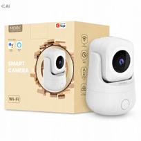 WiFi IP kamera MOES 3MP, 360°, judesio stebėjimas, veikia su Alexa ir Google