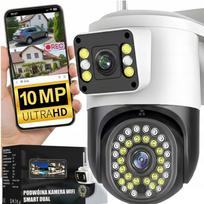Lauko WiFi kamera su pasukama galvute, 10 MP, 4K UHD, optinis priartinimas, judesio sekimas