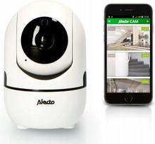 Vaizdo kamera Alecto DVC-165+ su Wi-Fi, 360° pasukimu, SD kortelės palaikymu ir valdymu per programėlę