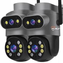 Lauko sukamasis „Dual WiFi“ 10 MPX Ultra HD kamera su mikrofonu ir AI funkcijomis